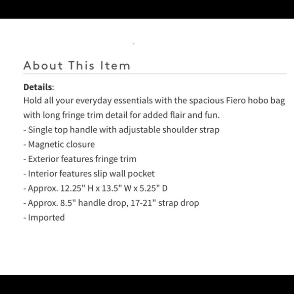 Barely Used Carlos Santana Fringe Tote Bag - Picture 6 of 8